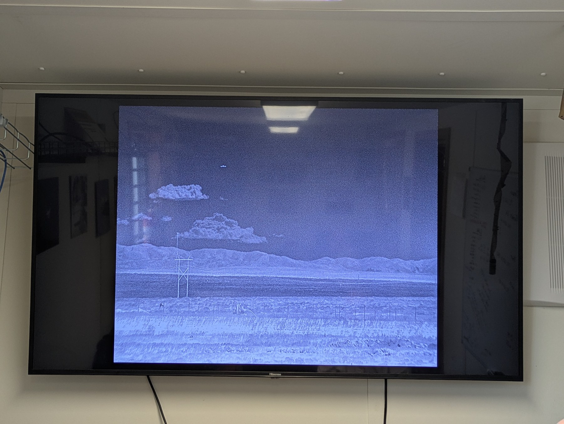 Indoor thermal imaging monitor